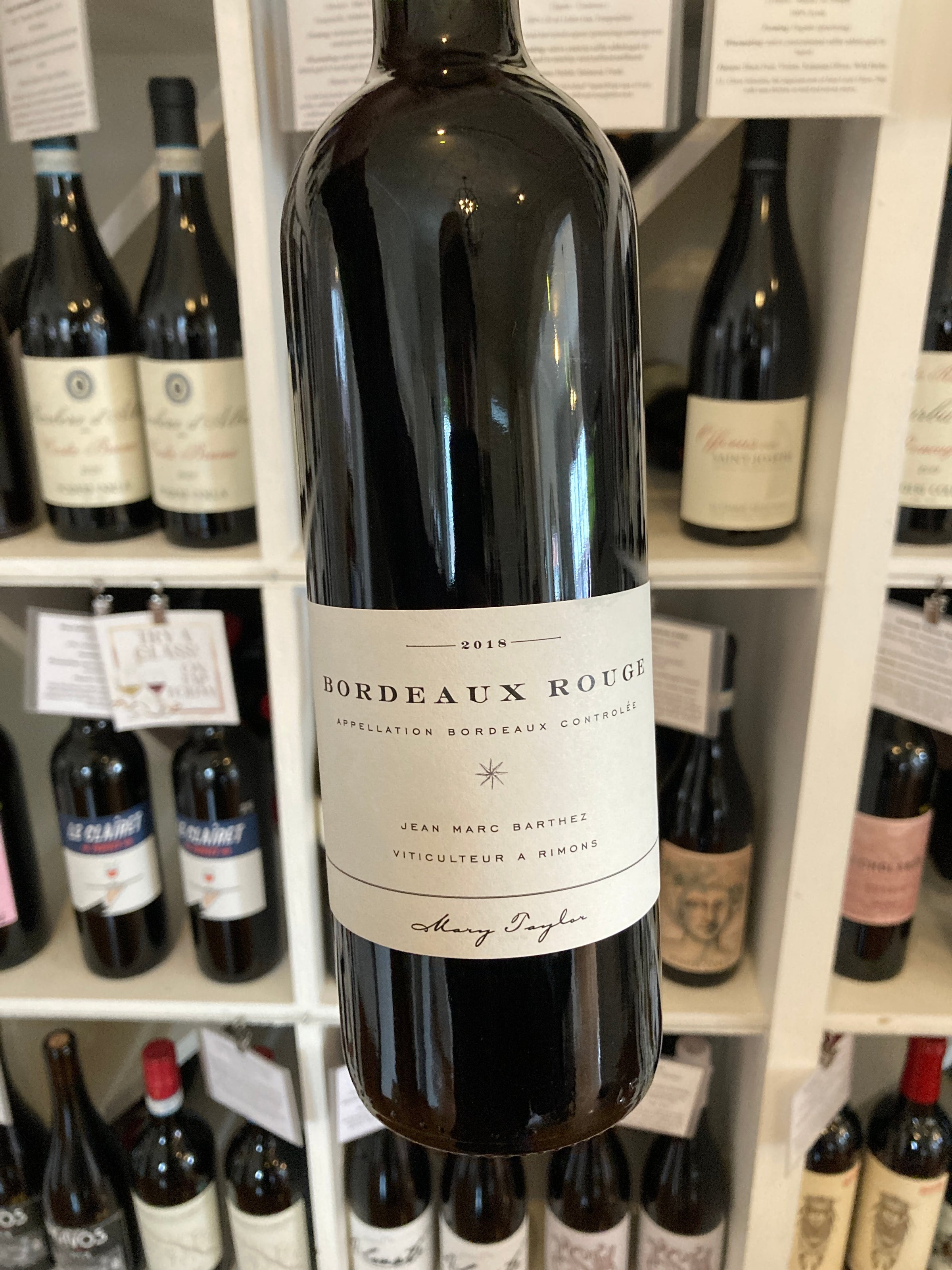 Mary Taylor Bordeaux Rouge Jean Marc Barthez Cork Rind