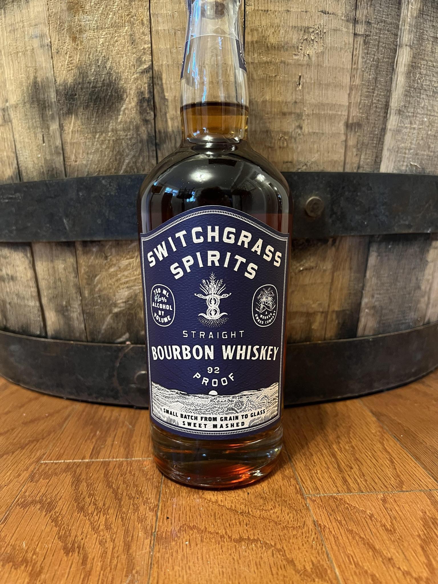 Switchgrass Straight 2 Year Bourbon Whiskey Cork & Rind