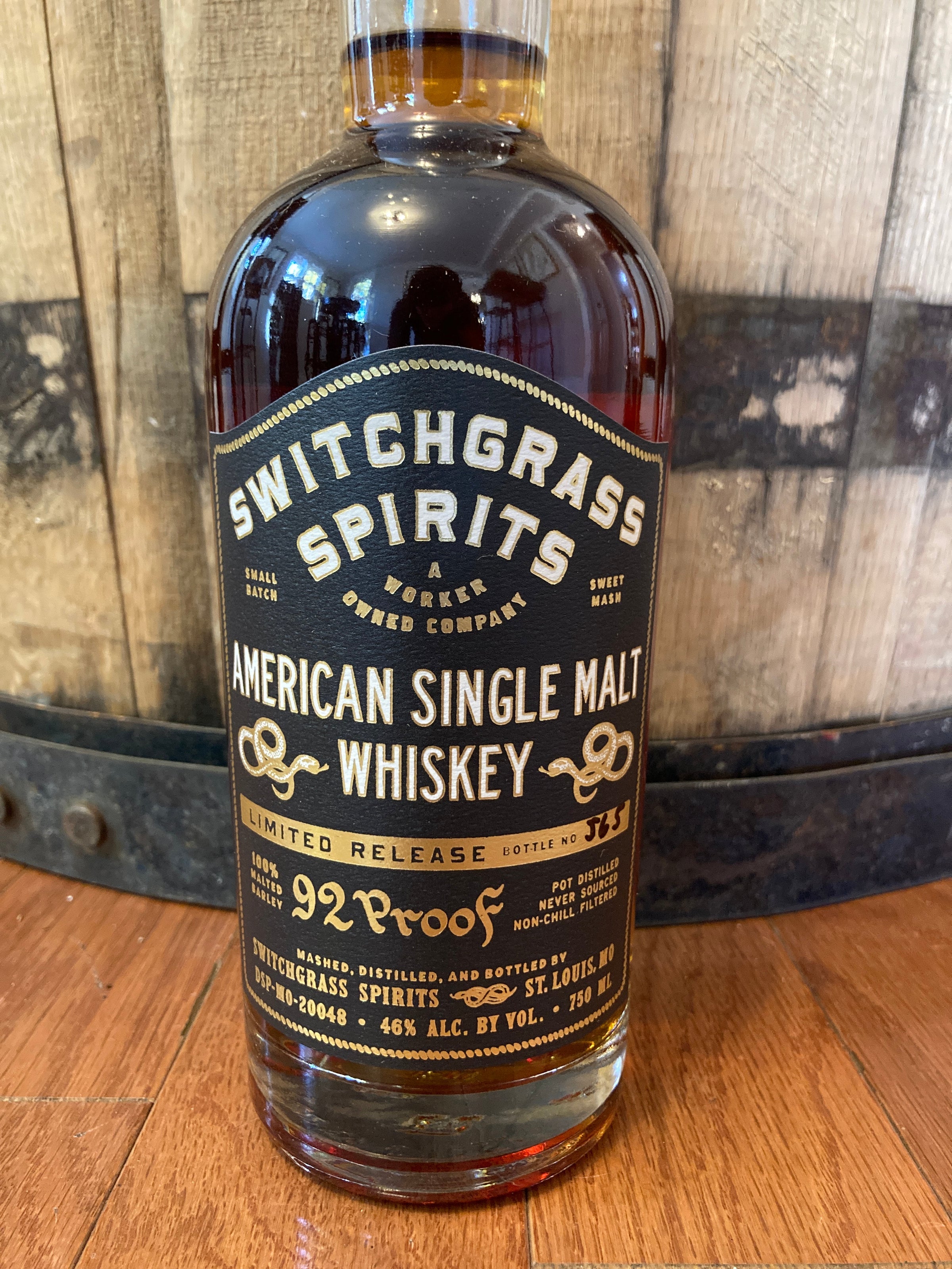 Switchgrass Spirits First Batch Bourbon Whiskey, Missouri,, 58 OFF
